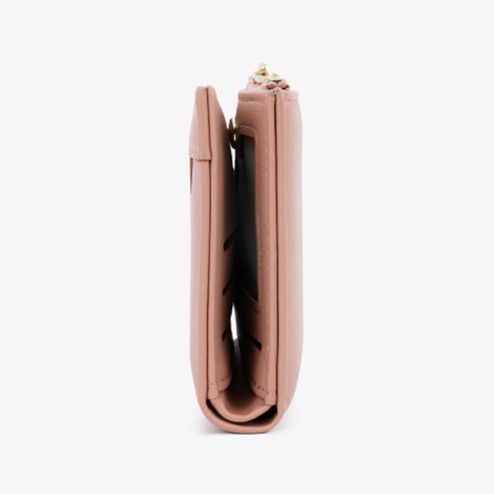 TAILIAN T2602-340 Women PU Leather Bi-fold Short Wallet Zipper Coin Purse TAILIAN T2602-340 Women PU Leather Bi-fold Short Wallet Zipper Coin Purse
